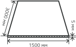 Лист нержавеющий  5х1500х3000 мм.  AISI 316Ti (08Х17Н13M2T) холоднокатаный,  матовый
